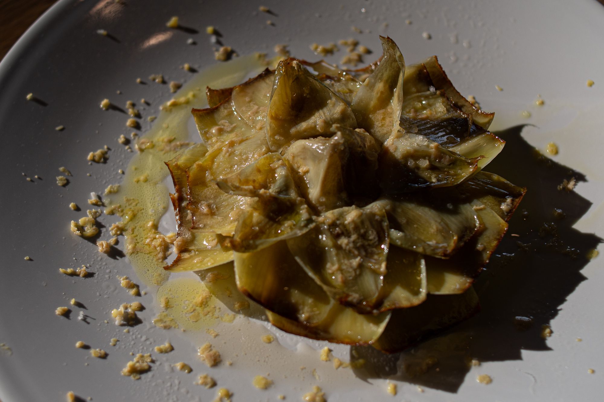 Flor de alcachofa, una de las propuestas de la feria de la tapa que volverá a llenar de vida siete bares de Guadalcacín.