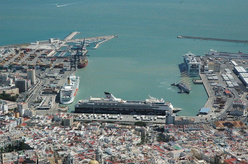 El puerto de Cádiz.