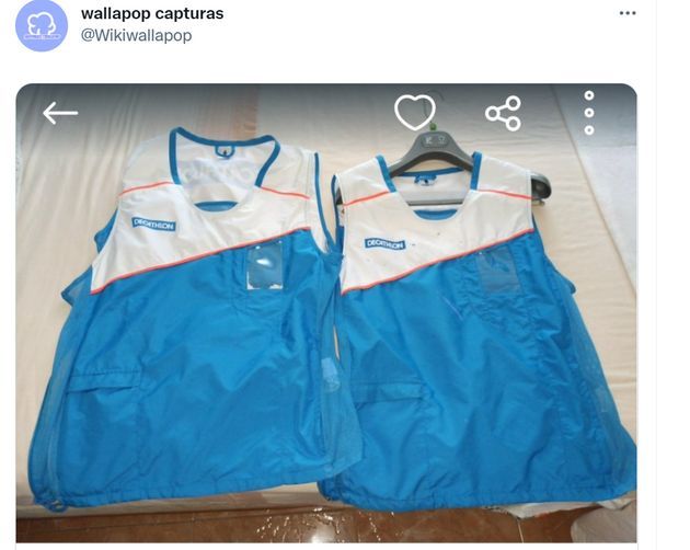 Un usuario de Wallapop vende dos uniformes de Decathlon para "robar en plan película"