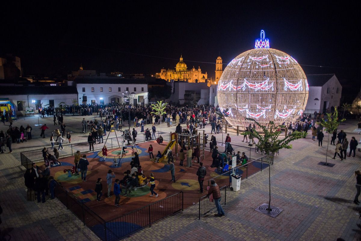 Una imagen de la plaza Belén en Navidad. FOTO: MANU GARCÍA. 