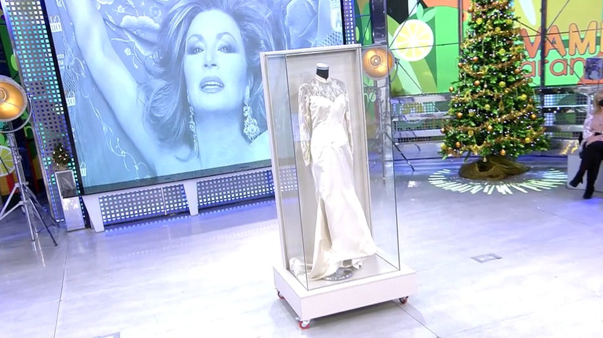 Vestido de novia de Rocío Jurado. TELECINCO