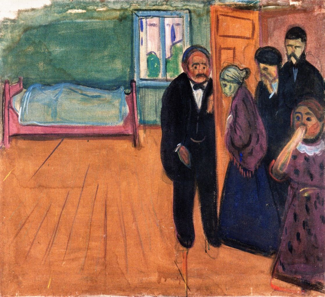 Edvard Munch, ‘El olor de la muerte’ (1895)