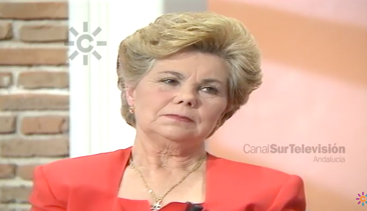 Ana Orantes en el programa 'De tarde en tarde' de Canal Sur. 