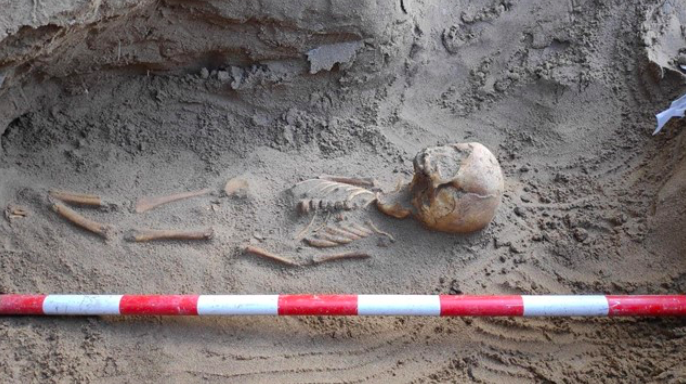 Restos encontrados durante la construcción  del Centro Cultural Arqueológico El Humilladero en Chipiona. FOTO: AYUNTAMIENTO DE CHIPIONA. 