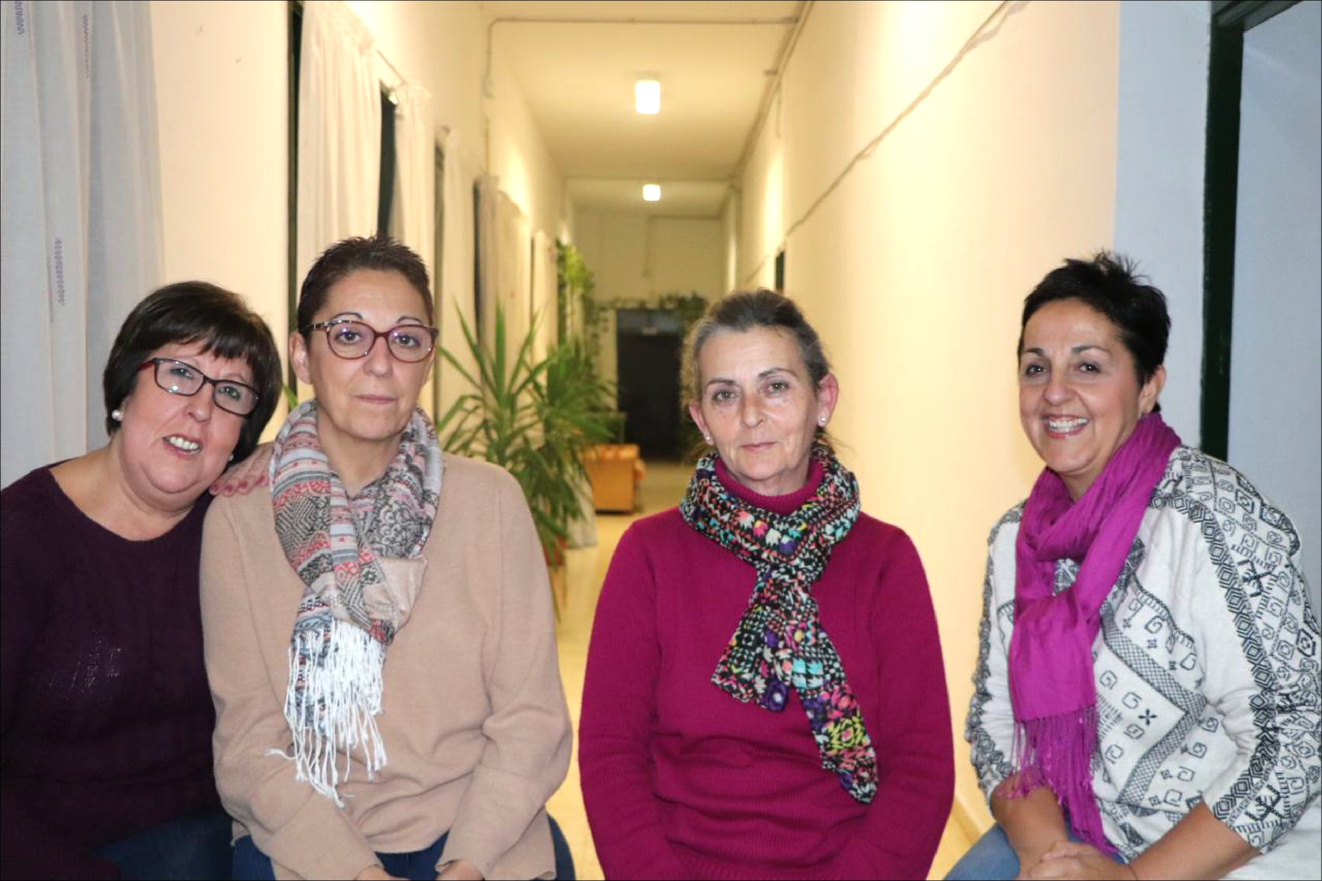 De izquierda a derecha, Emilia, Gloria, María y Pepa. FOTO: R.S.