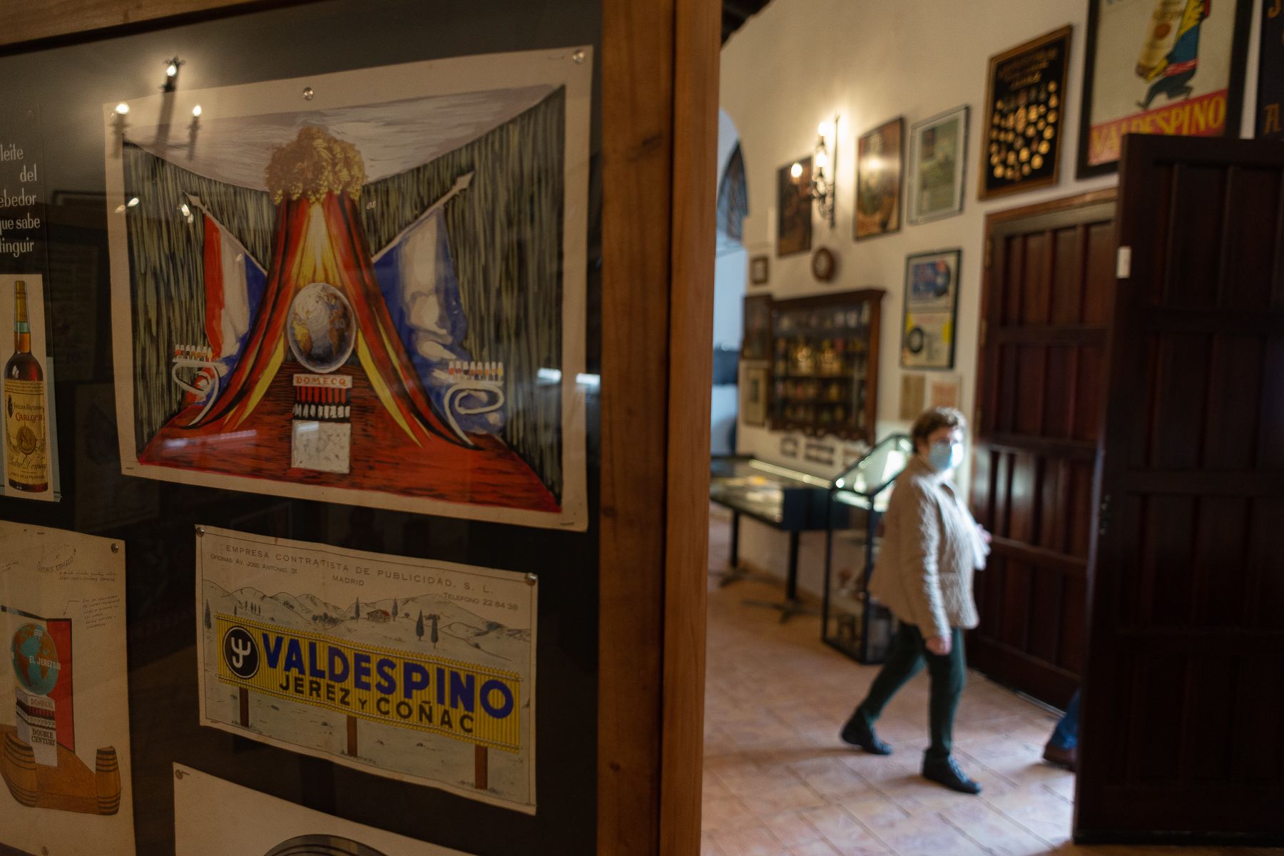 Los tesoros escondidos en la calle Asta: “Tenemos la mayor colección de objetos del mundo sobre vino de Jerez”. En la imagen, museo del vino.