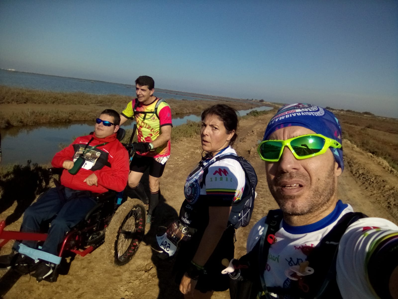 Óscar García, durante el 'Ultramaratón de la vida'.