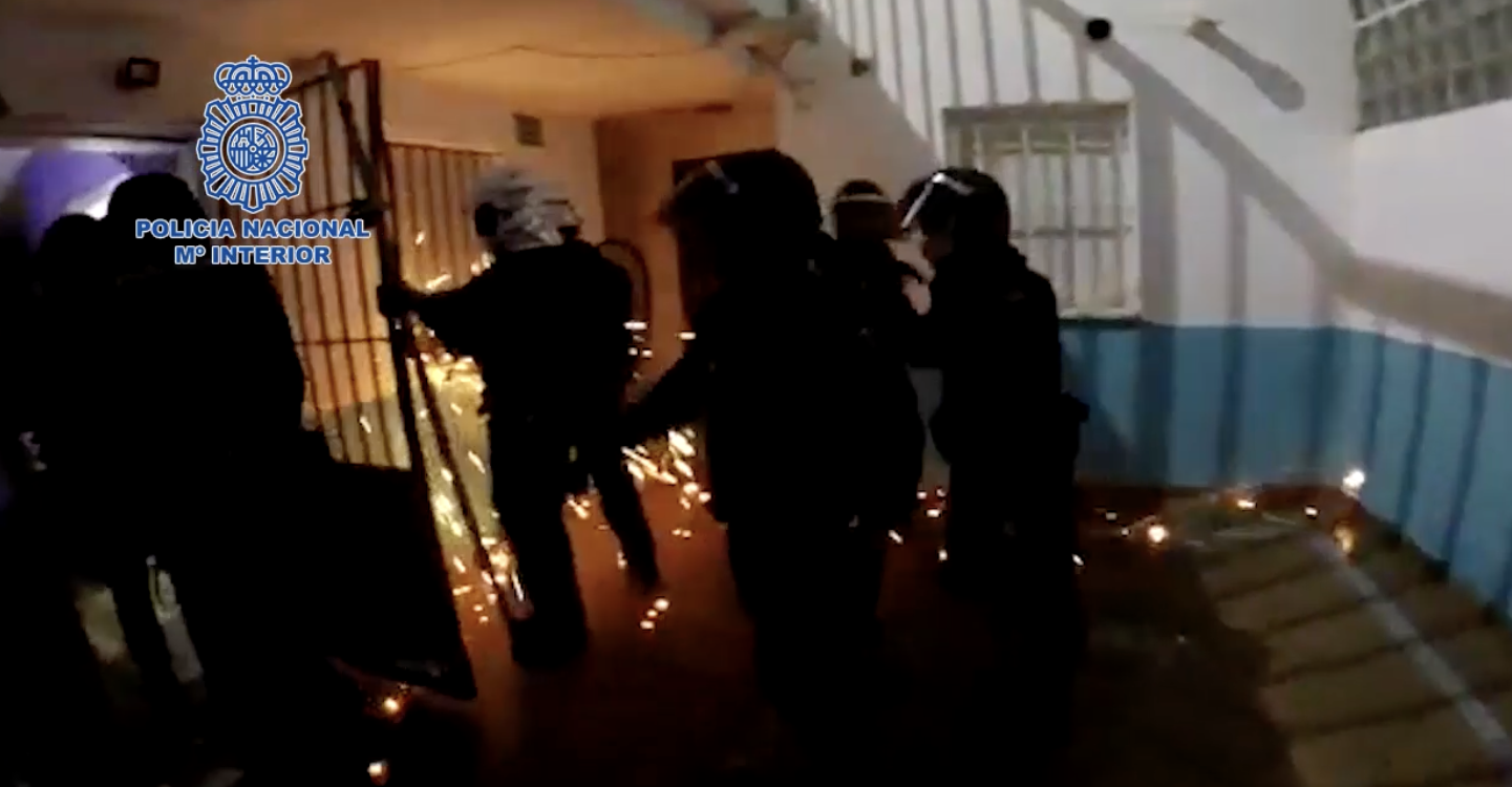 La Policía Nacional, en una operación reciente en Sanlúcar.