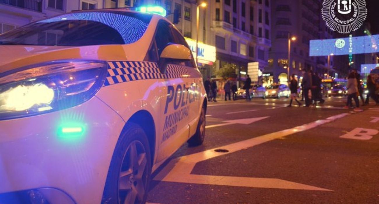 Una imagen de la Policía Local de Madrid, que detuvo a una madre que dejó a su hijo abandonado en Nochevieja.