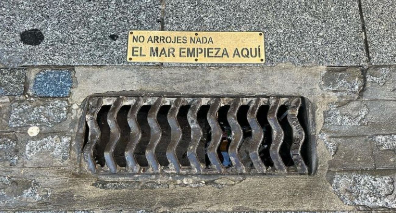 La imagen de la alcantarilla de Cádiz que se ha convertido en viral.