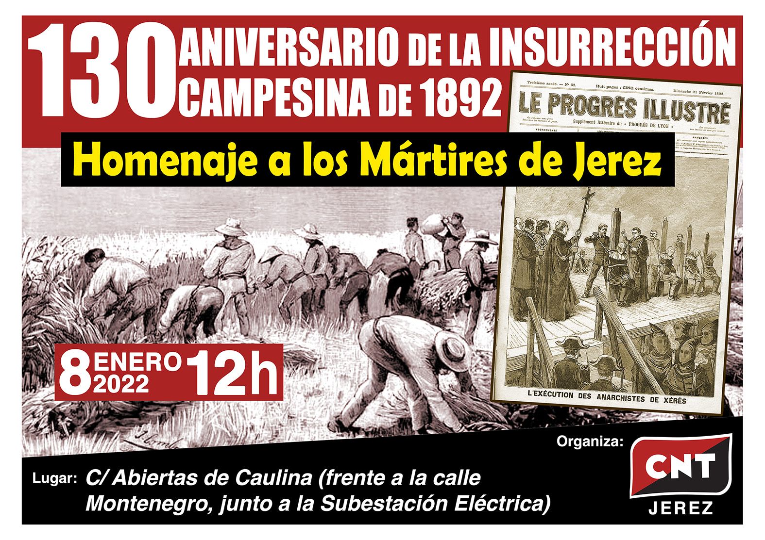 Cartel 130 Aniversario Insurreccion Campesina WEB