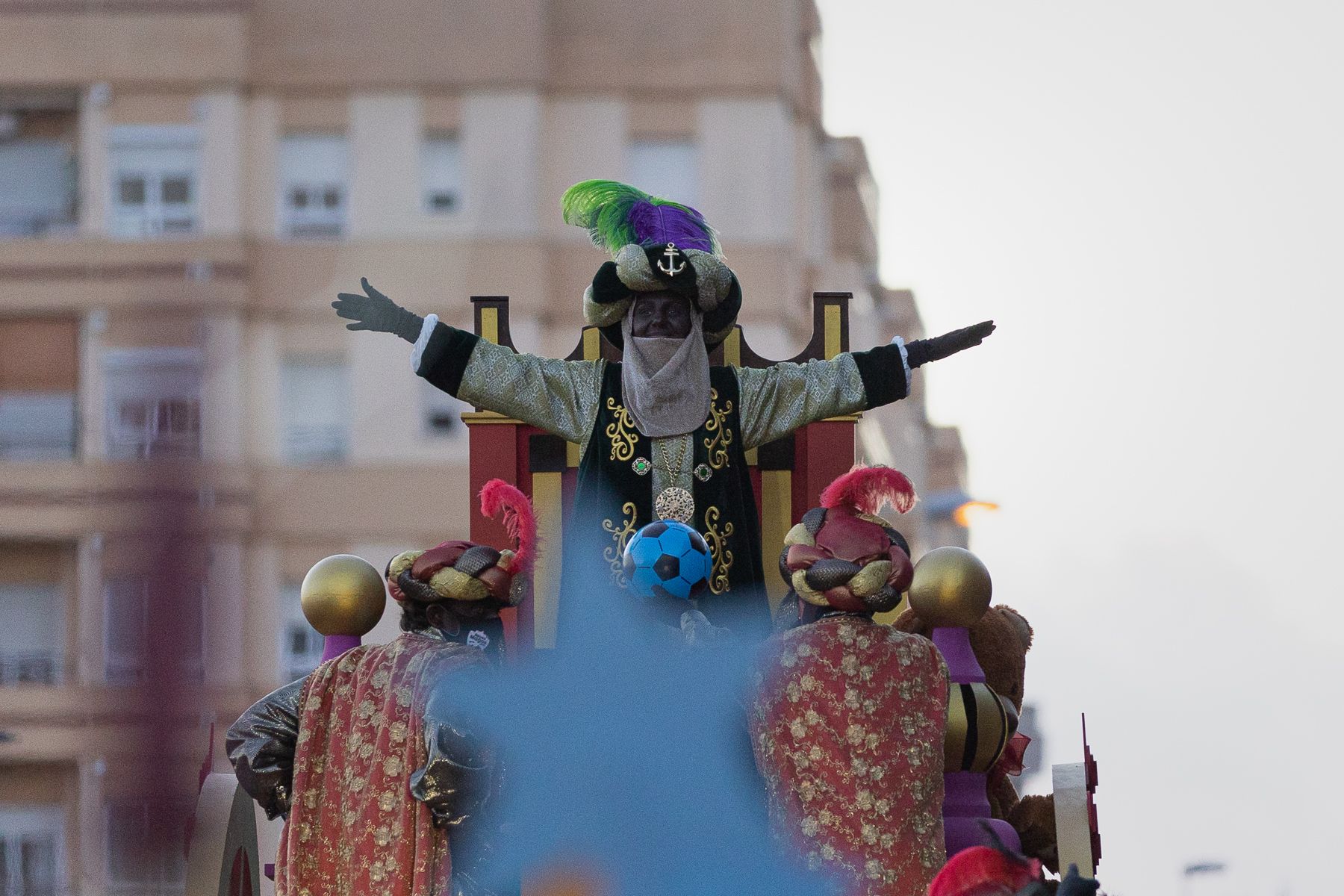La Cabalgata de Reyes Magos en Jerez, en una edición anterior.
