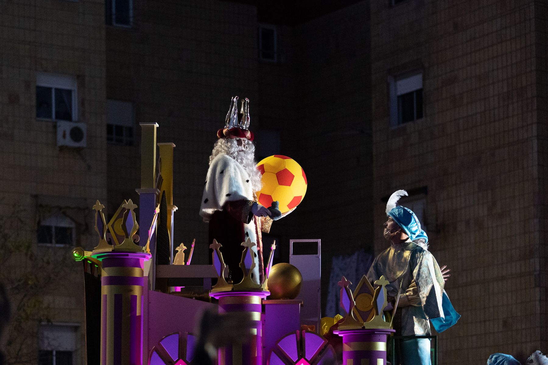 La cabalgata de Reyes Magos de Jerez, en una imagen de una pasada edición.