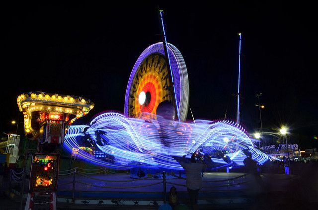 Atracciones de Feria, en una imagen de archivo. FOTO: ADHH