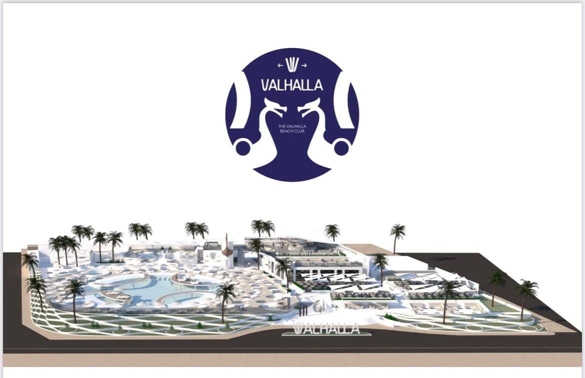 Proyecto del 'beach club Valhalla previsto en El Palmar.