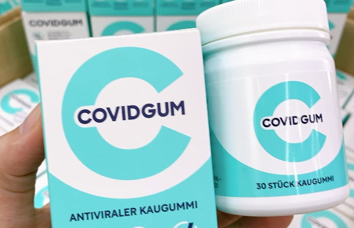 Covidgum, el chicle vegano para combatir el covid.