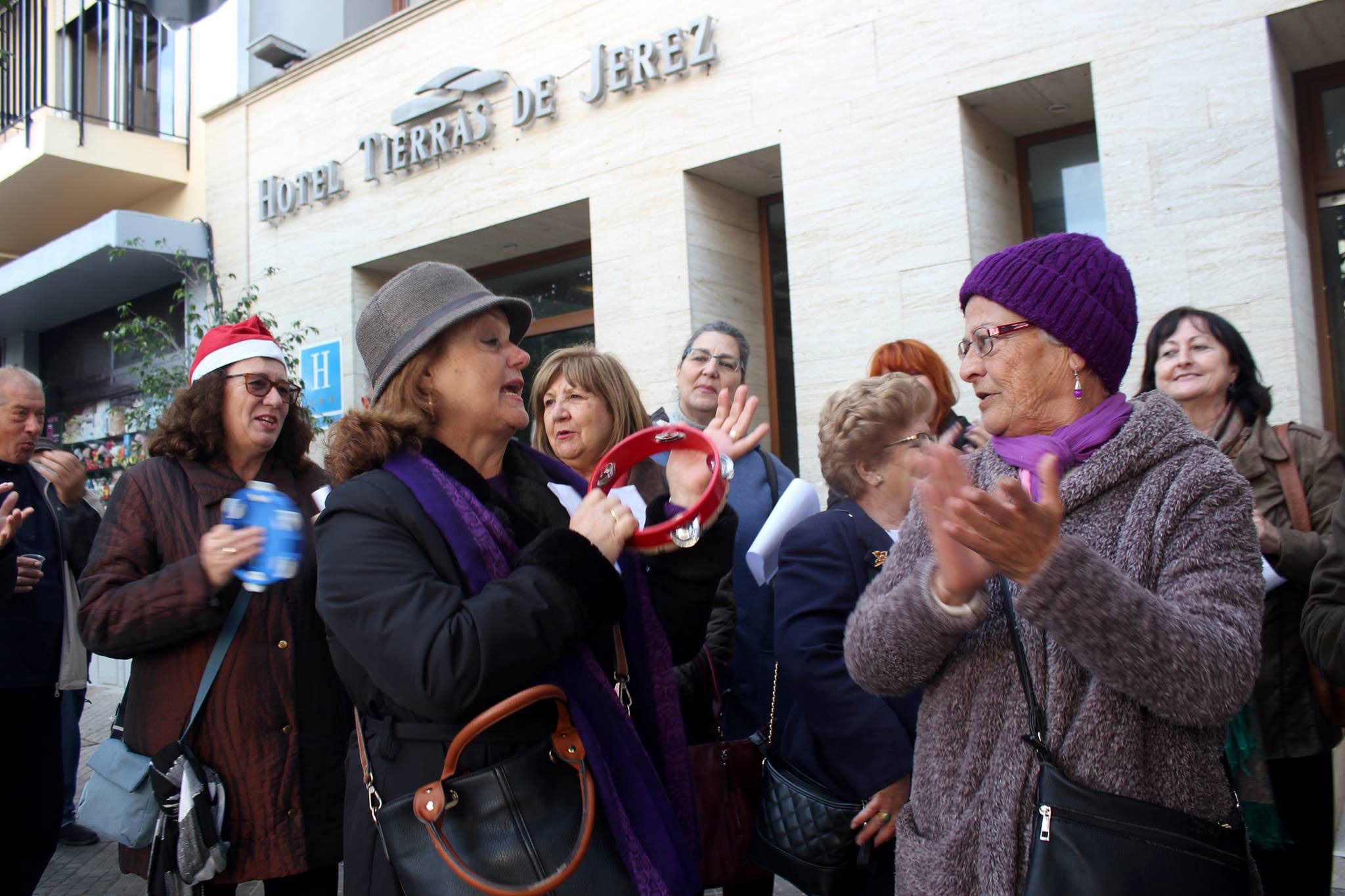 Una imagen de la Zambomba 'A Belén Manuela'. POR: INMA PARRA. 