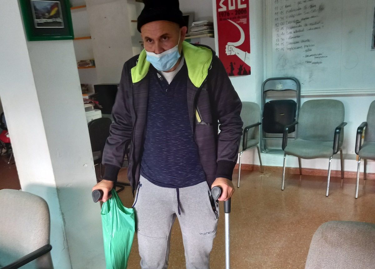 Rachid Elbakaou, trabajador del campo andaluz, víctima de un accidente laboral.