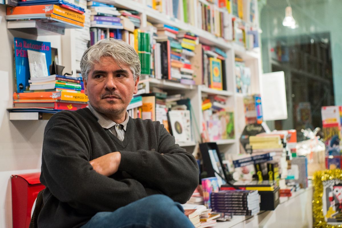 Bonilla, en un reciente encuentro en la librería jerezana de El Laberinto. FOTO: MANU GARCÍA