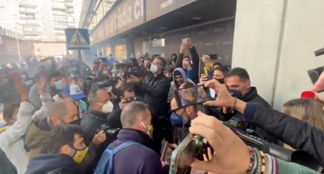 La increíble despedida en Cádiz a Álvaro Cervera.