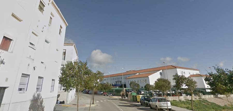 La calle Francia de Arcos, donde vivía el hombre que sufrió un ictus, en una imagen de Google Maps.