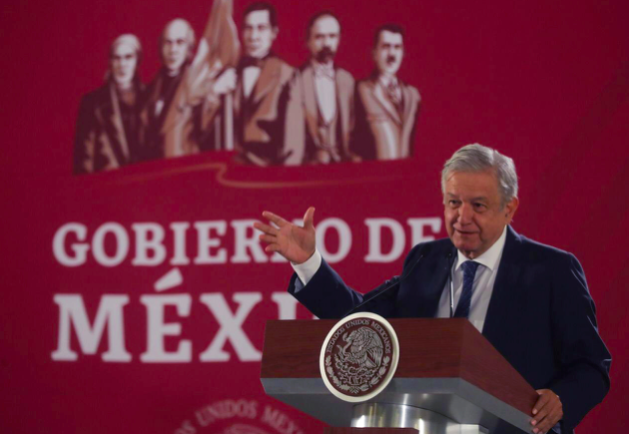 El presidente López Obrador en una de sus conferencias matutinas de prensa. FOTO: PRESIDENCIA DE MÉXICO. 