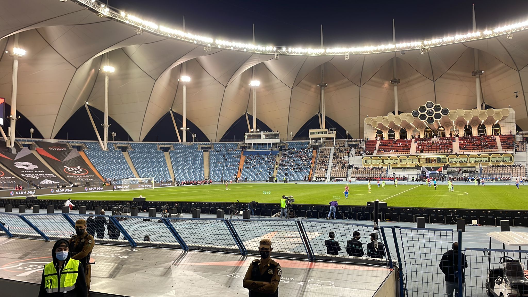 El estadio de la Supercopa en Arabia en una imagen realizada por Carlos