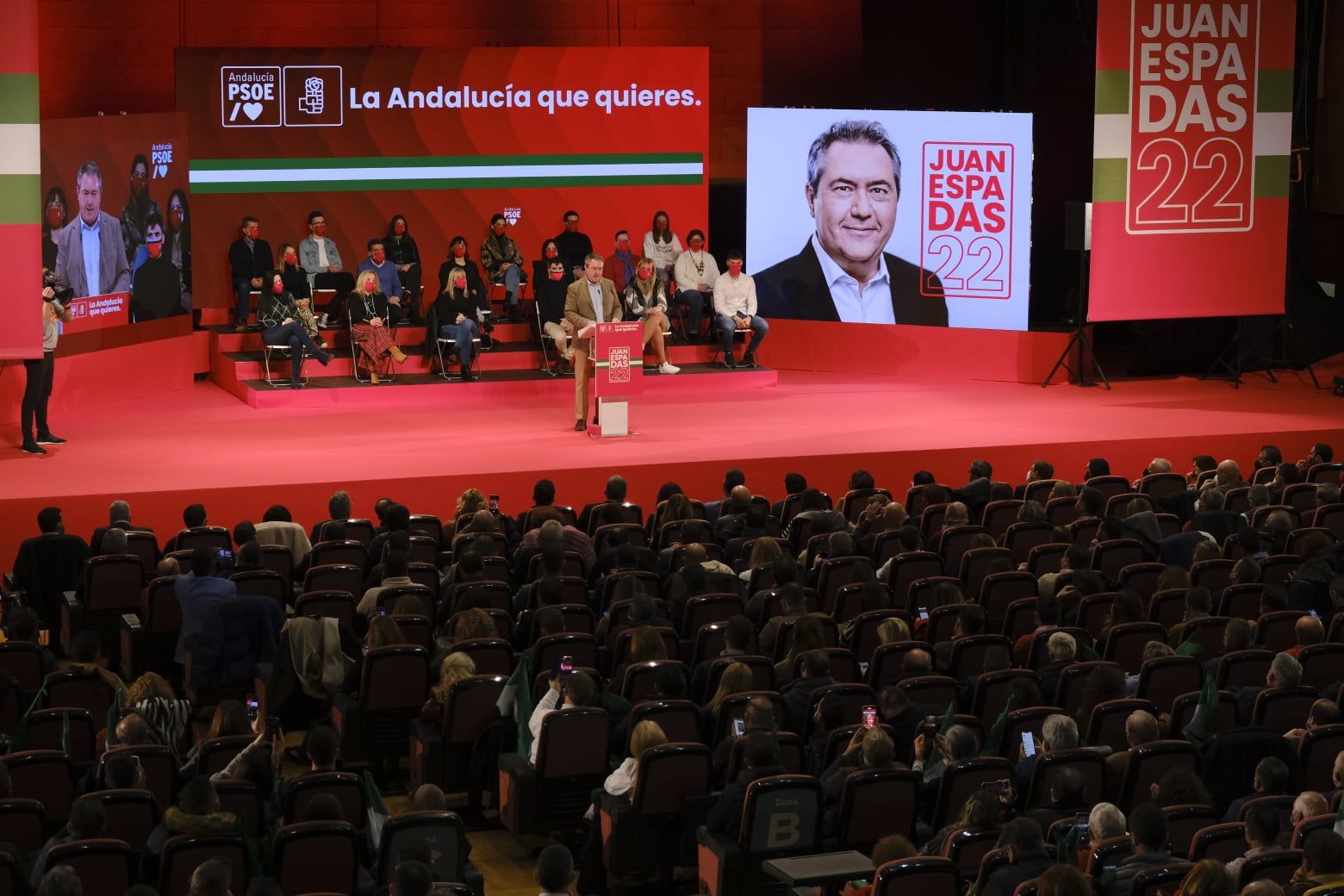 Juan Espadas, en su presentación como candidato a la Presidencia de la Junta.