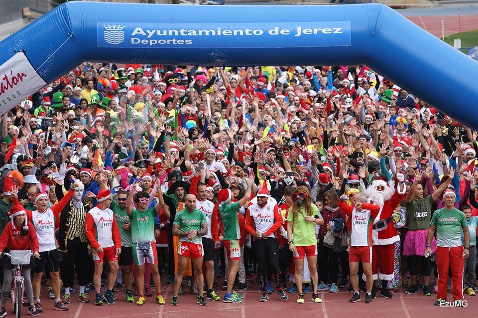 Salida de la San Silvestre jerezana el pasado año.