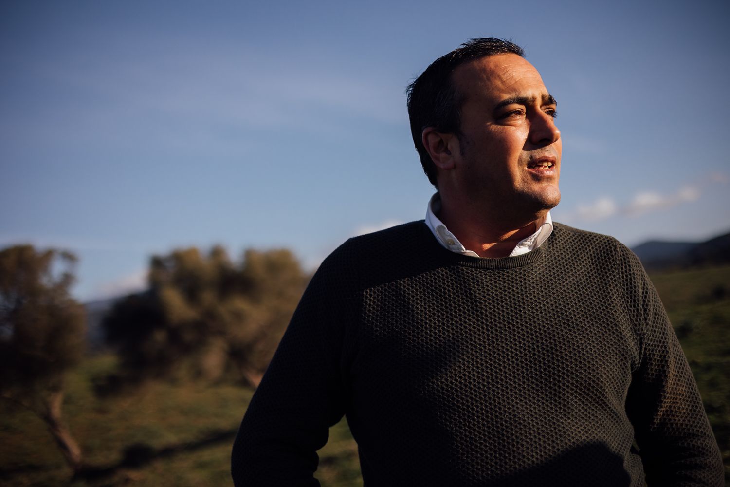 Antonio durante la entrevista con lavozdelsur.es.