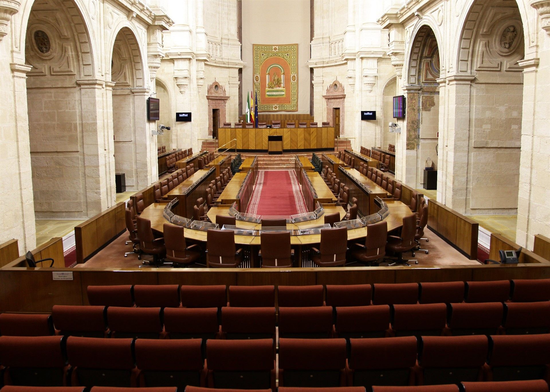 Una foto de archivo del Parlamento andaluz.