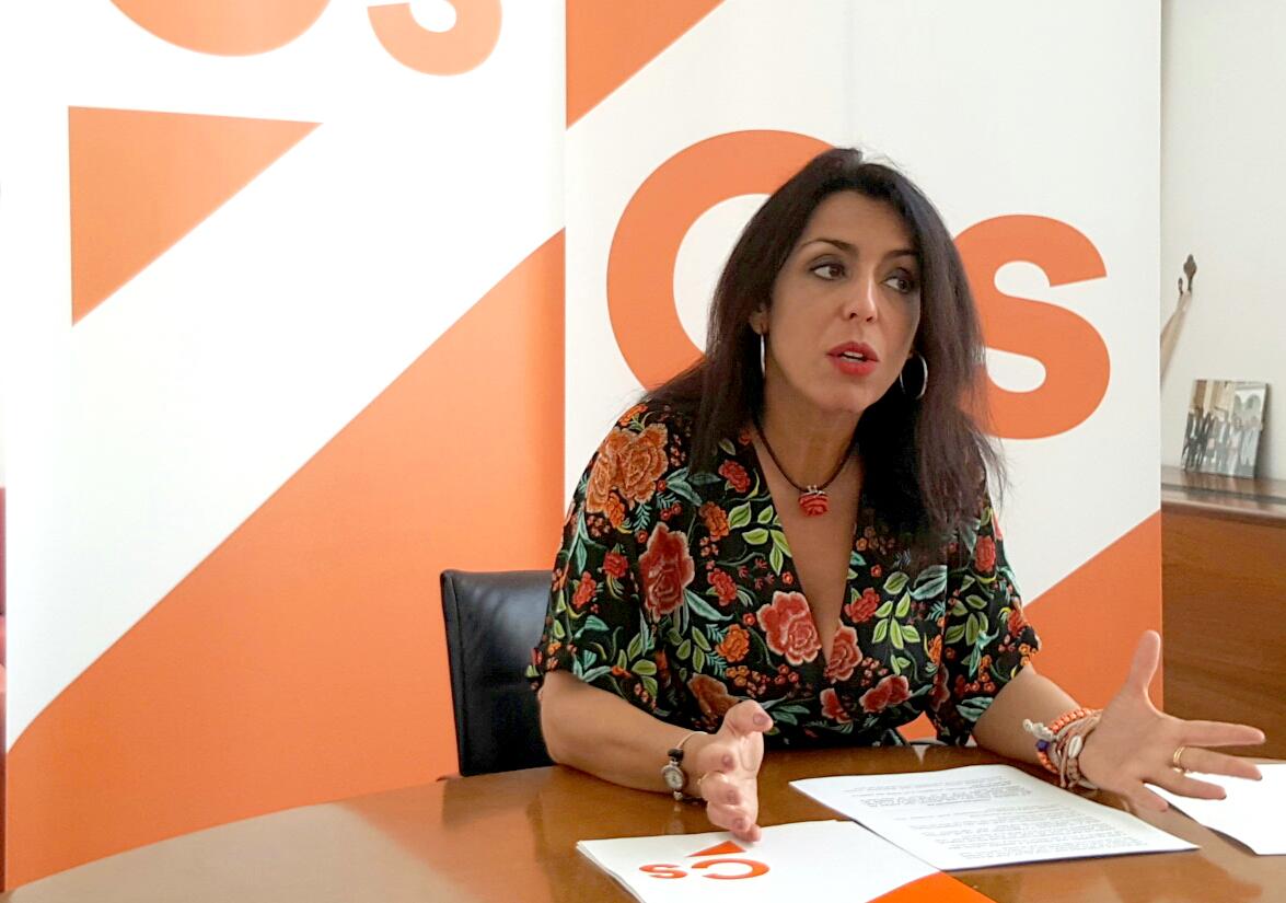 La presidenta del Parlamento andaluz, Marta Bosquet. 