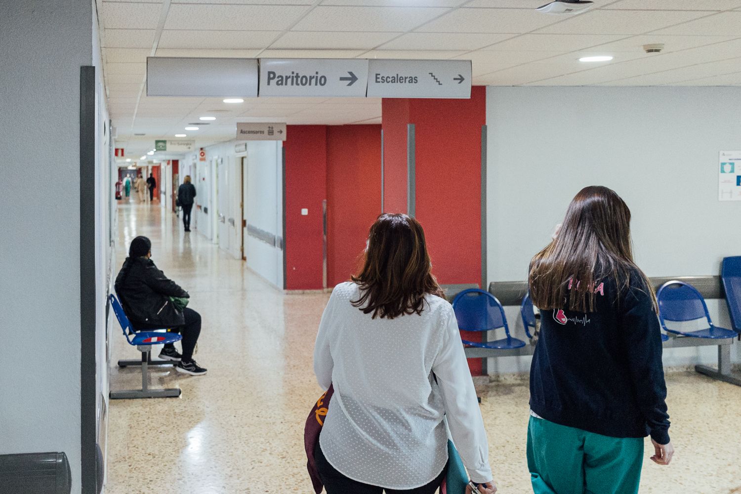 Paritorio en la tercera planta del hospital Puerta del Mar de Cádiz. 