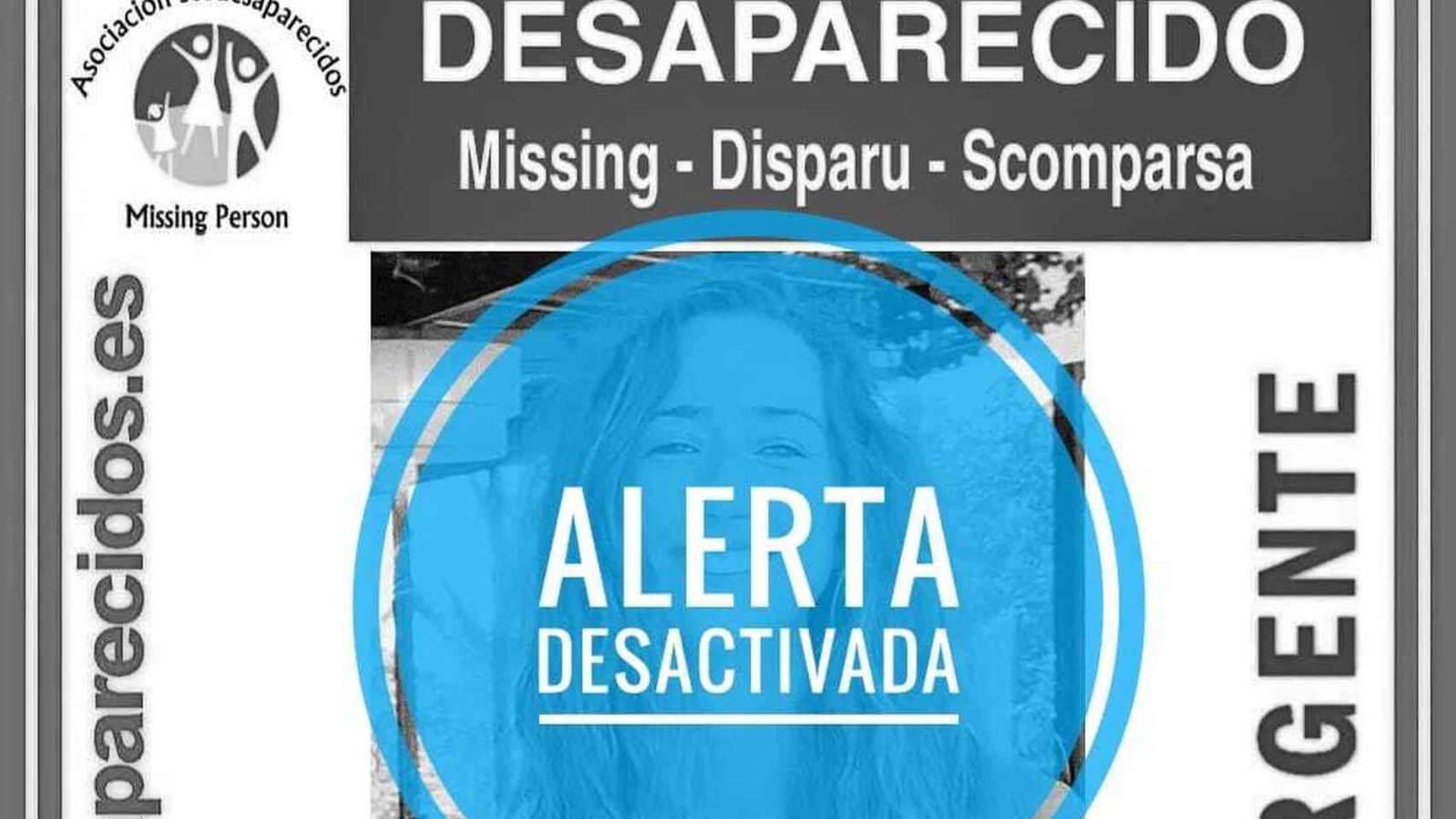 Localizan a Marta de la Fuente Soler, una joven de 31 años que había desaparecido en Málaga.