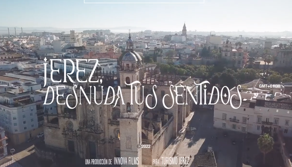 Captura de la campaña 'Jerez, desnuda tus sentidos', presentada esta semana en Fitur.