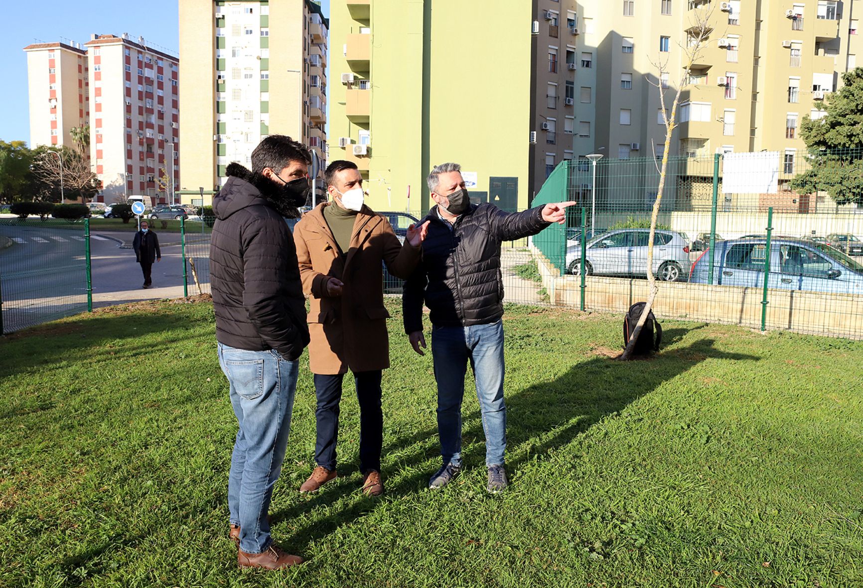 El teniente de alcaldesa de Urbanismo, Infraestructura y Desarrollo, José Antonio Díaz, y el delegado de Bienestar Animal, Rubén Pérez Carvajal.