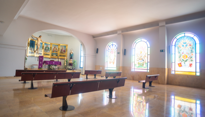 La iglesia de Cristo Resucitado.