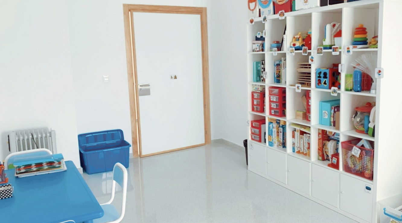 Sala para niños con autismo del centro de recurso de Jerez.