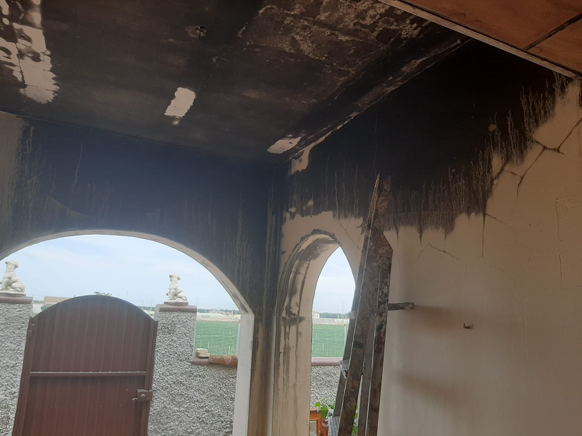 Interior de la vivienda de La Algaida.