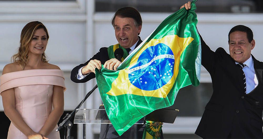 El presidente de Brasil, Bolsonaro. Fuente: La Réplica.