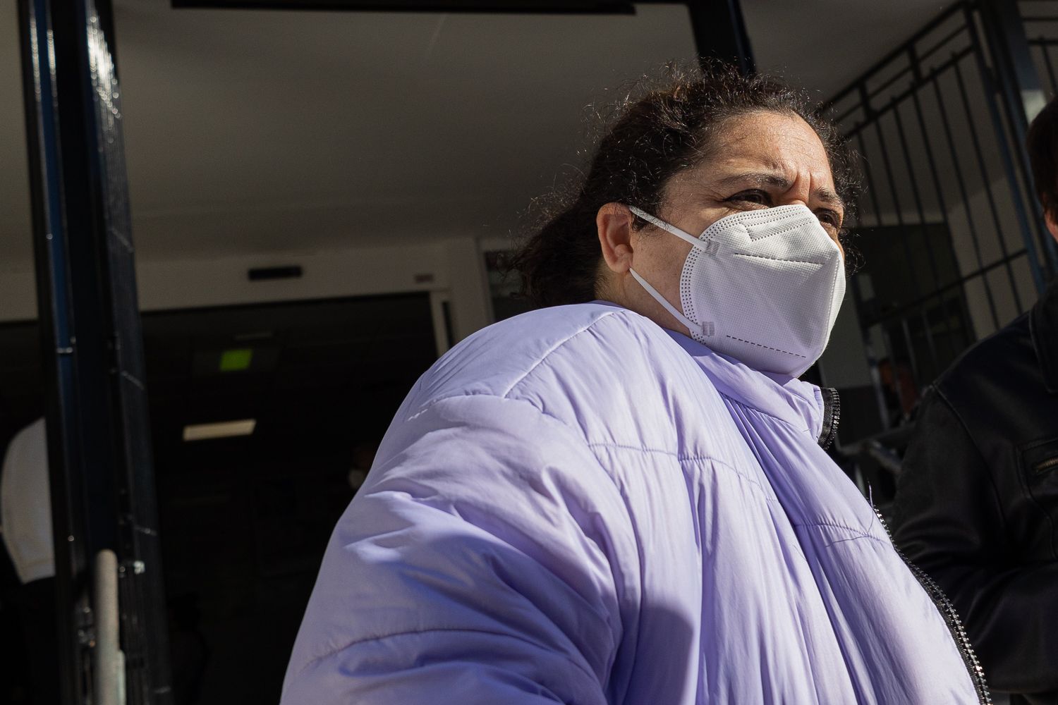 Miriam, enfermera del centro de salud de San Benito, durante el encuentro con lavozdelsur.es