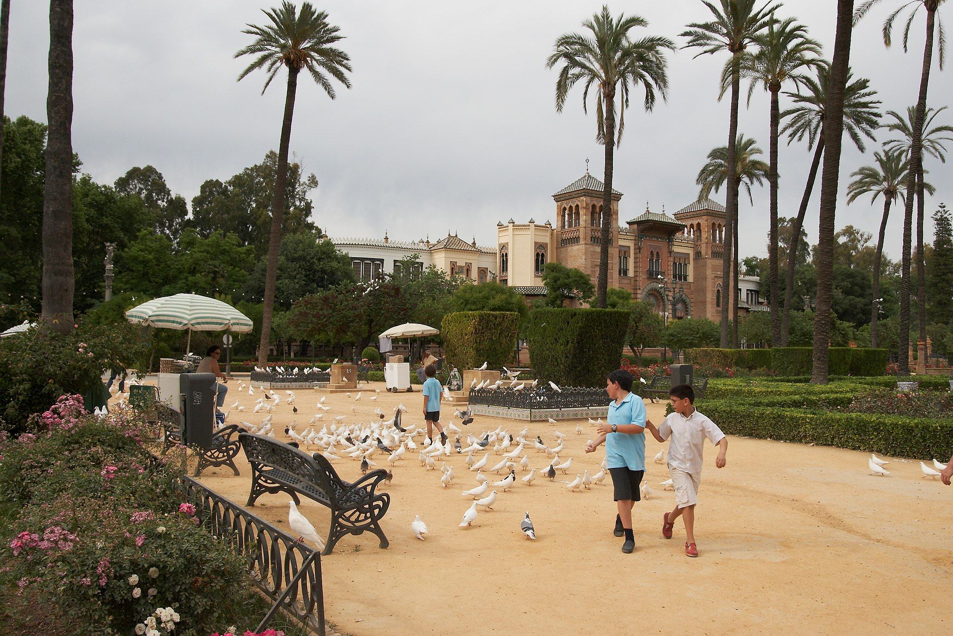 Fotografía de la plaza de Europa de Sevilla.
