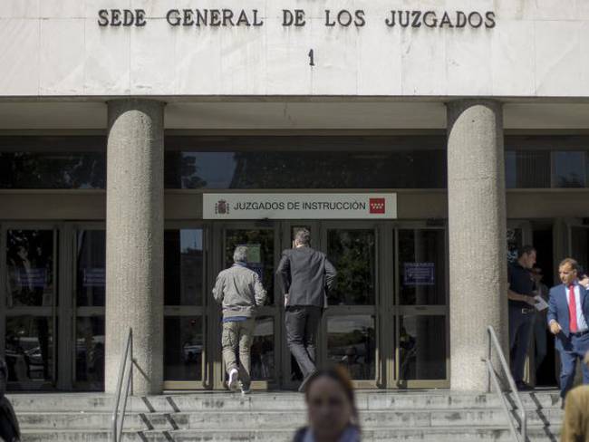 Juzgados de Madrid en una imagen de archivo. 18 años de prisión por intentar asesinar a su hijo de once años rajándole el cuello mientras dormía