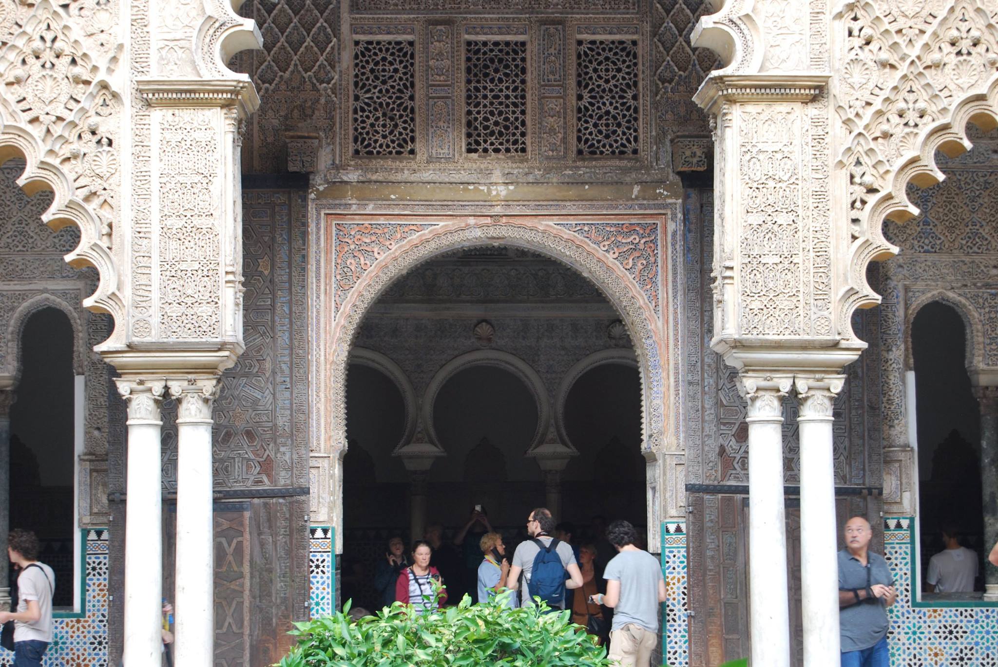 En el Alcázar de Sevilla. REAL ALCÁZAR DE SEVILLA