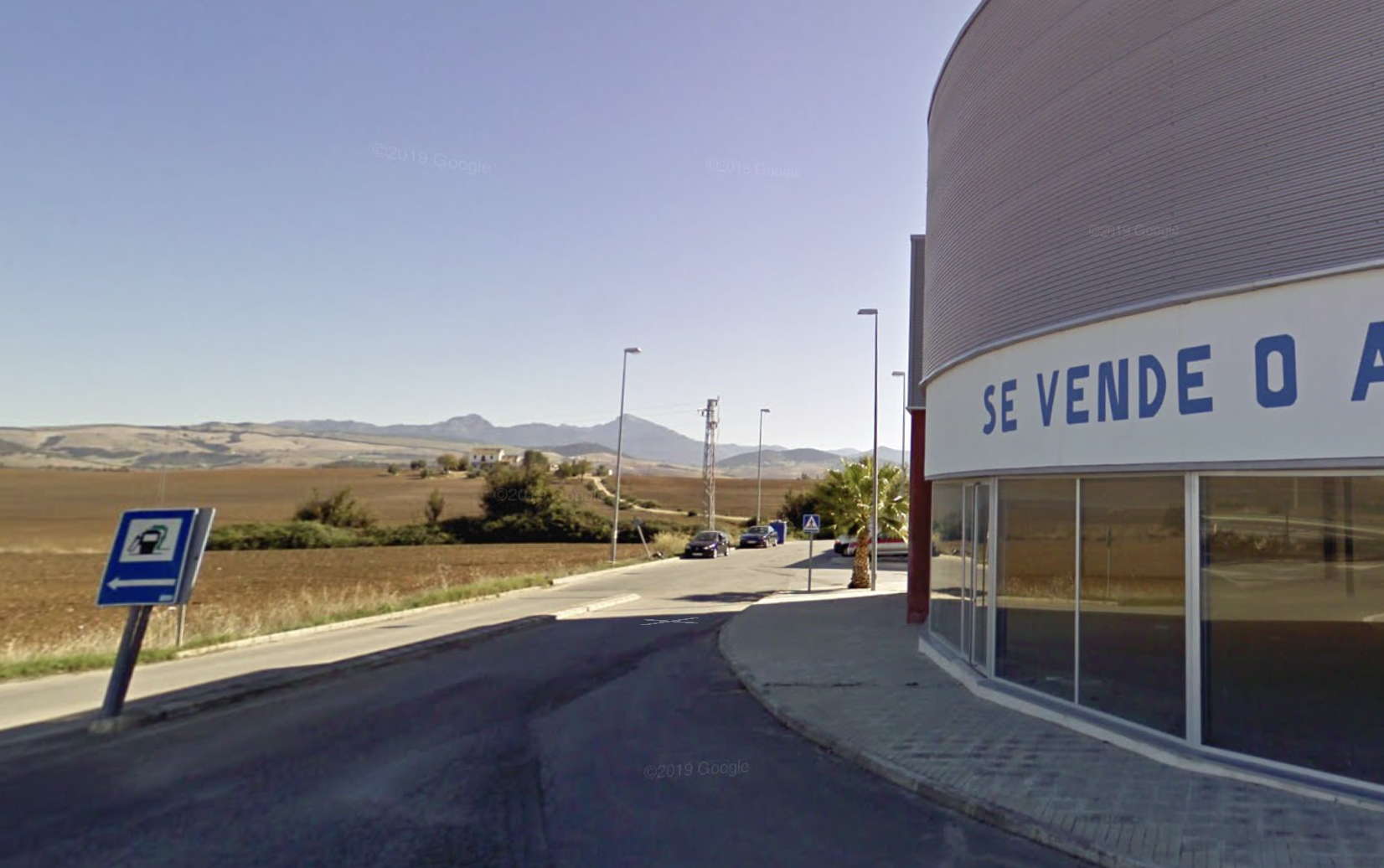 Polígono industrial de Villamartín donde ha tenido lugar el accidente del trabajador, en una imagen de Google.