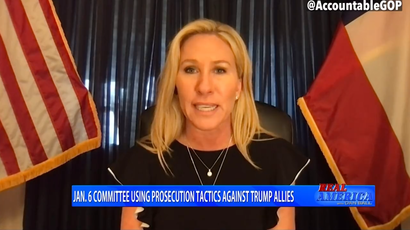 La congresista Marjorie Taylor Greene  no sabe lo que es el gazpacho.