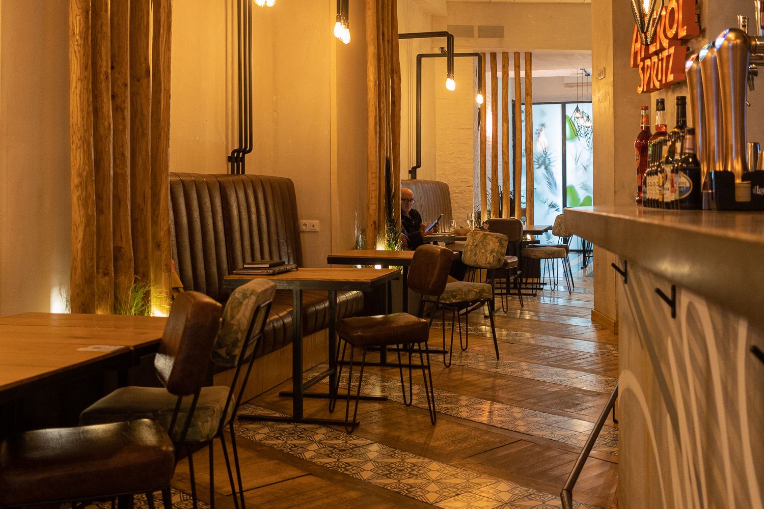 Interior del establecimiento gaditano.