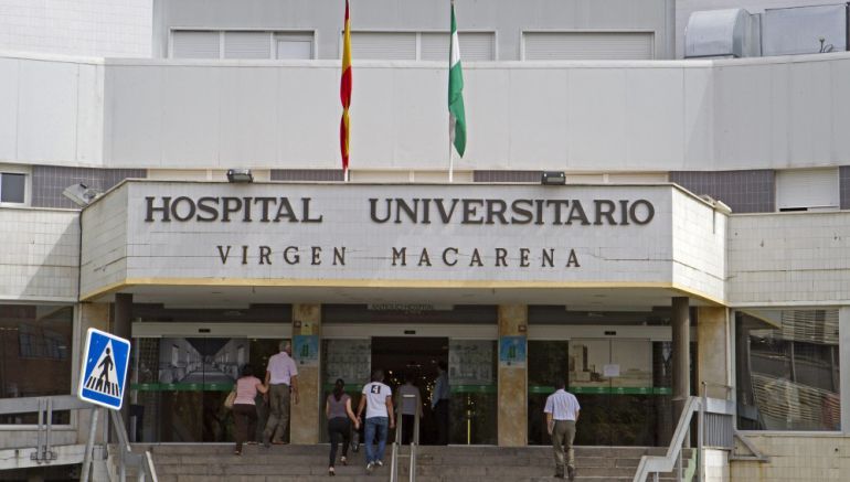 Hospital sevillano donde falleció el bebé por los presuntos malos tratos de sus progenitores.