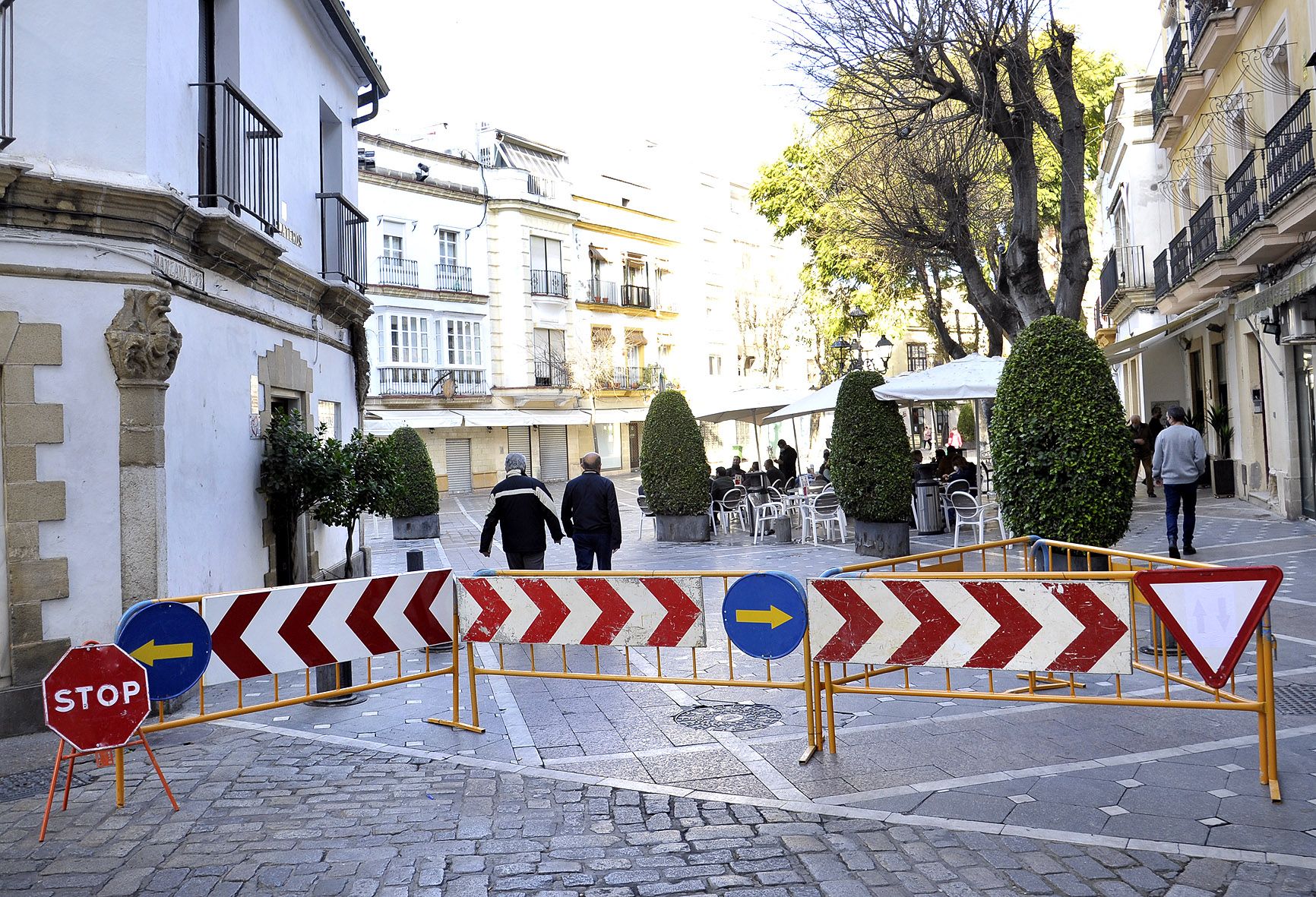 Nuevos cambios en el tráfico por las obras del eje San Dionisio-Arroyo en Jerez.