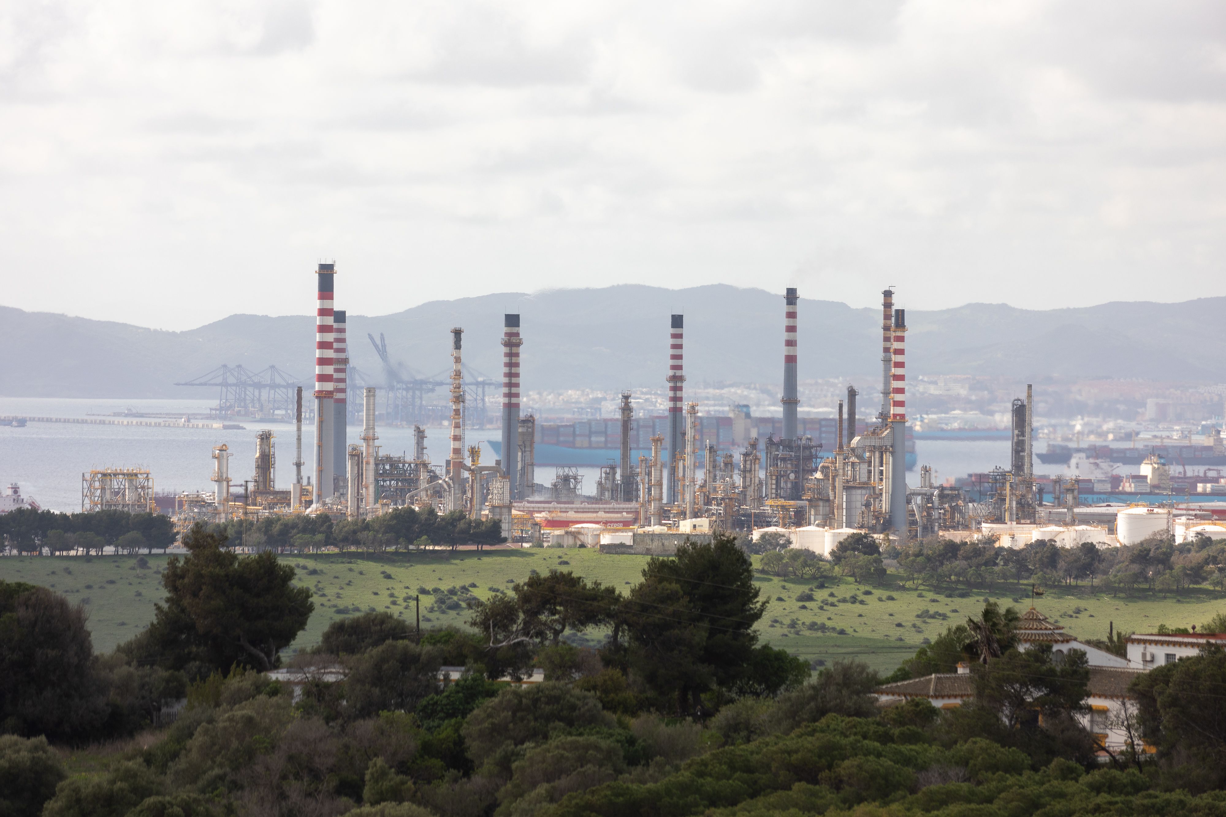 El polo petroquímico de San Roque, en una imagen de archivo.